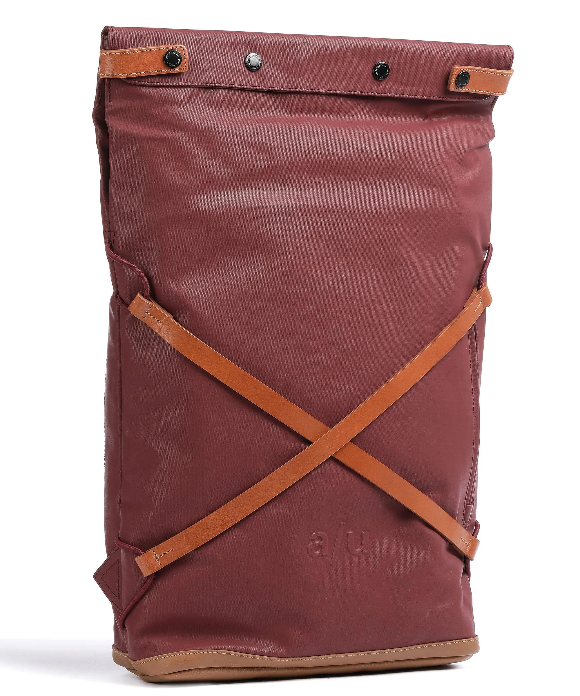  Aunts & Uncles Japan Osaka Zaino roll-top 15″ tela rosso scuro  