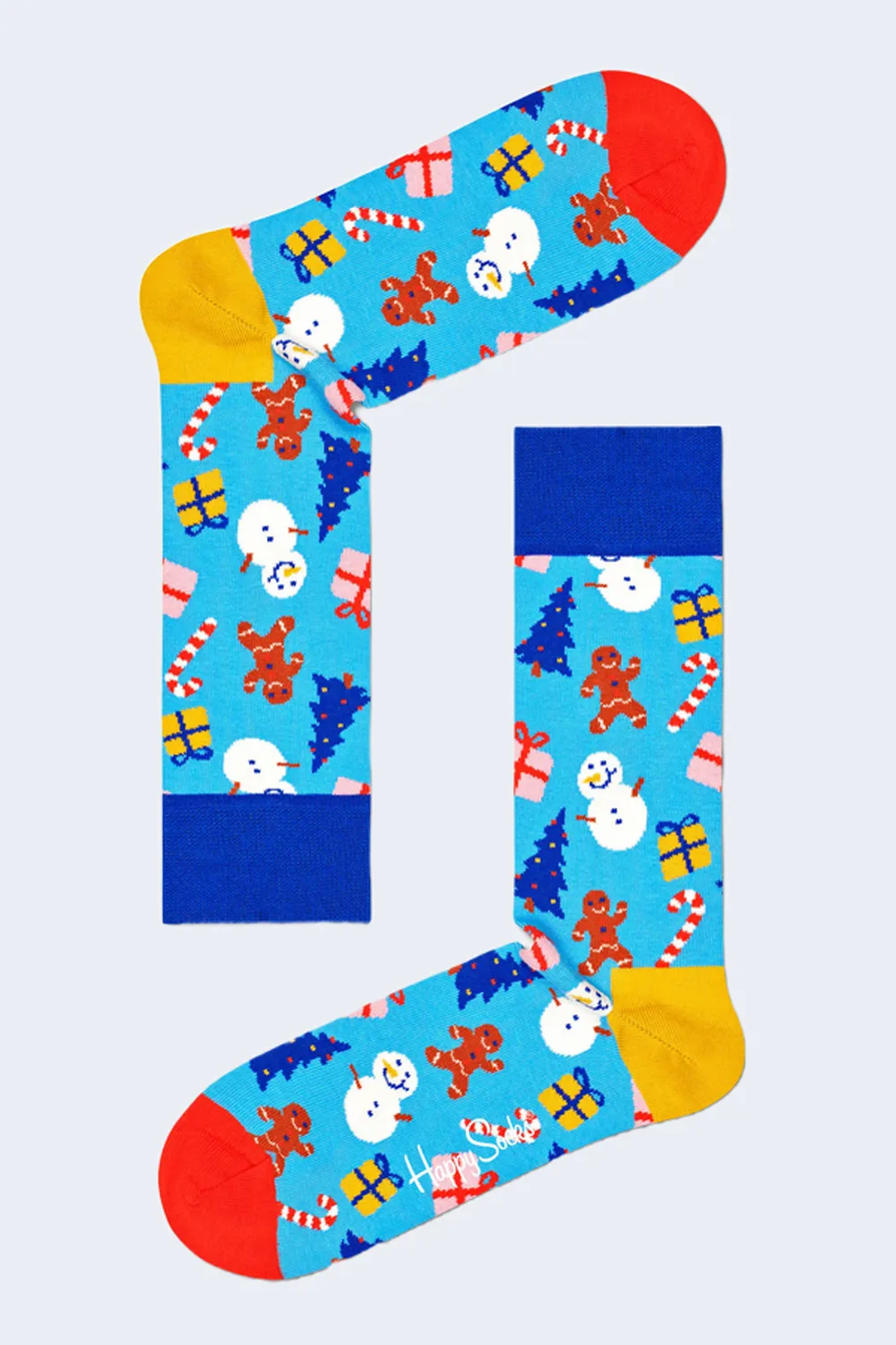 Calzini Lunghi Happy Socks PACK HOLIDAY TIME GIFT SET Rosso