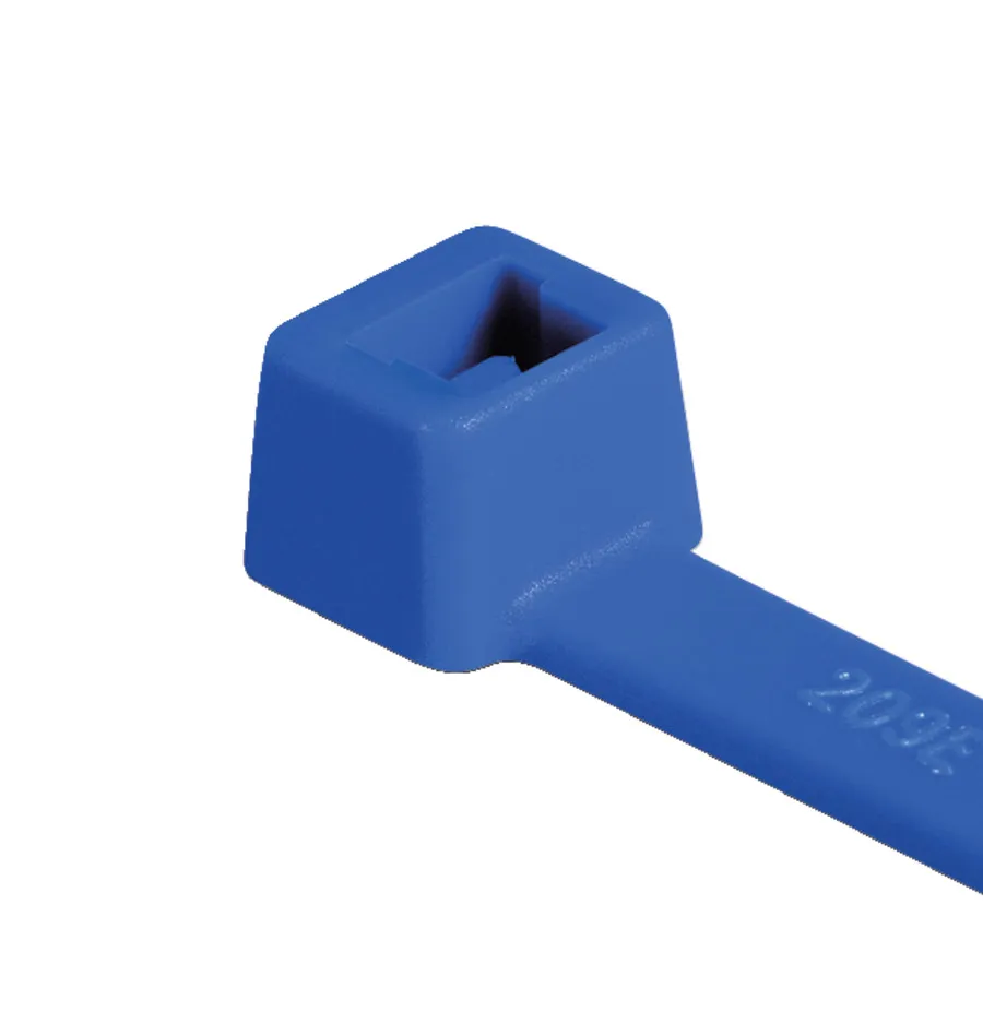 Fascette fermacavi HellermannTyton T150R(H) in Poliammide 6.6 (PA66), 365mm x 7,6 mm, col. Blu