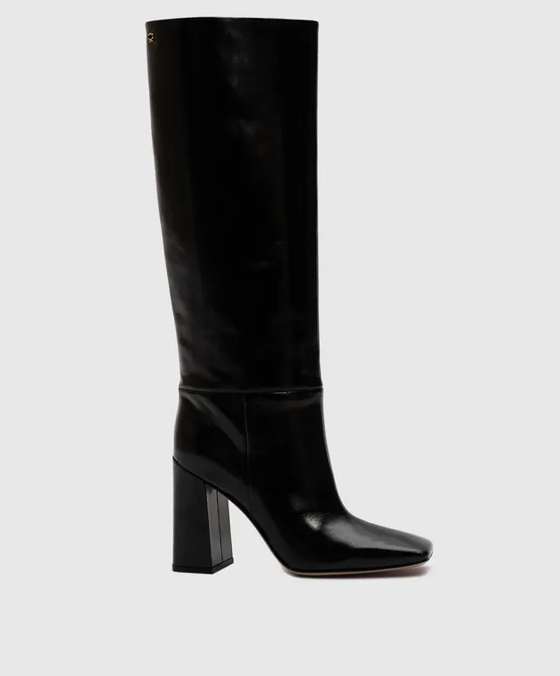 Gianvito Rossi Stivali Vanta in vernice nera G8011595RICNUI