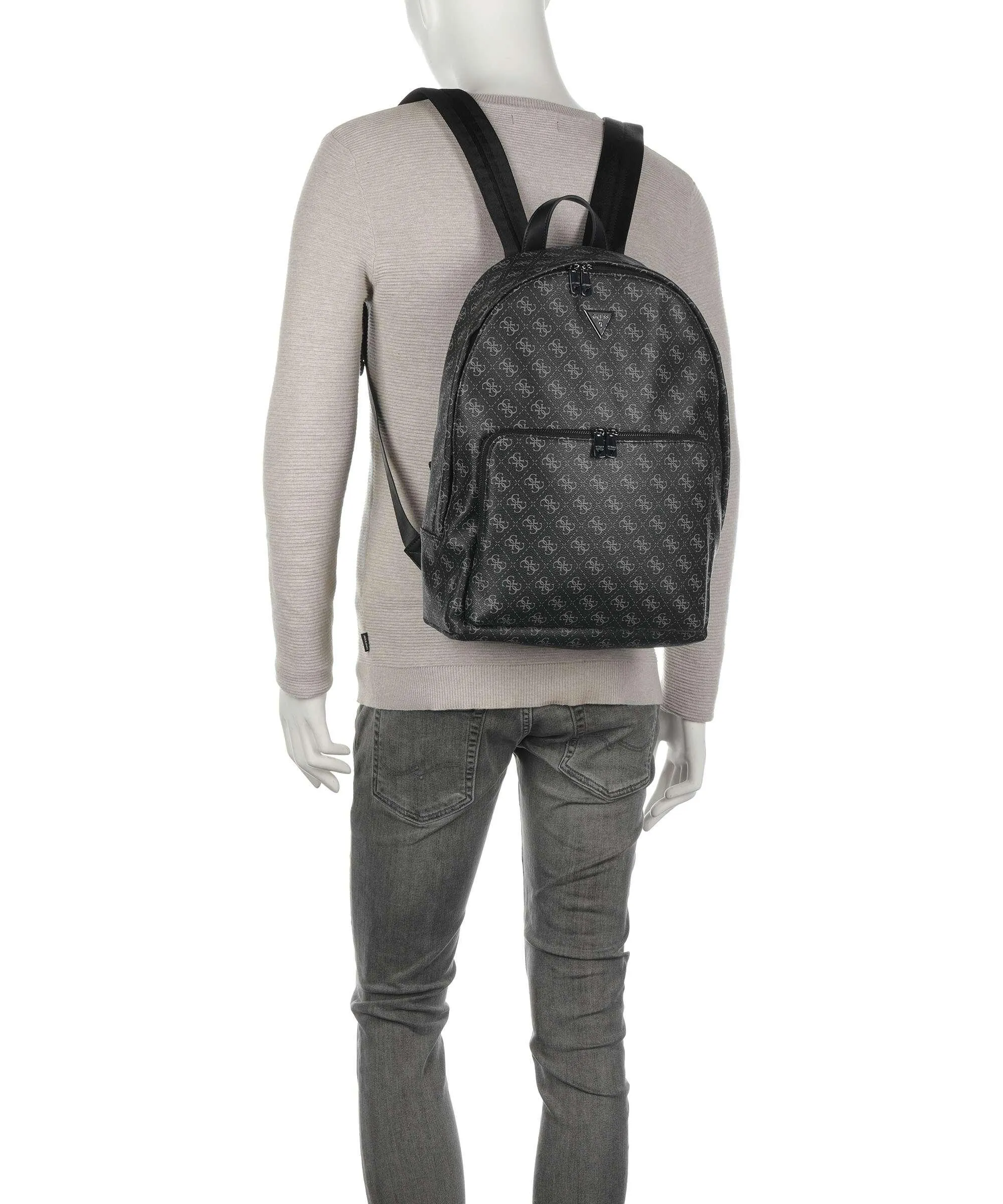  Guess Vezzola Eco Zaino pelle sintetica nero  