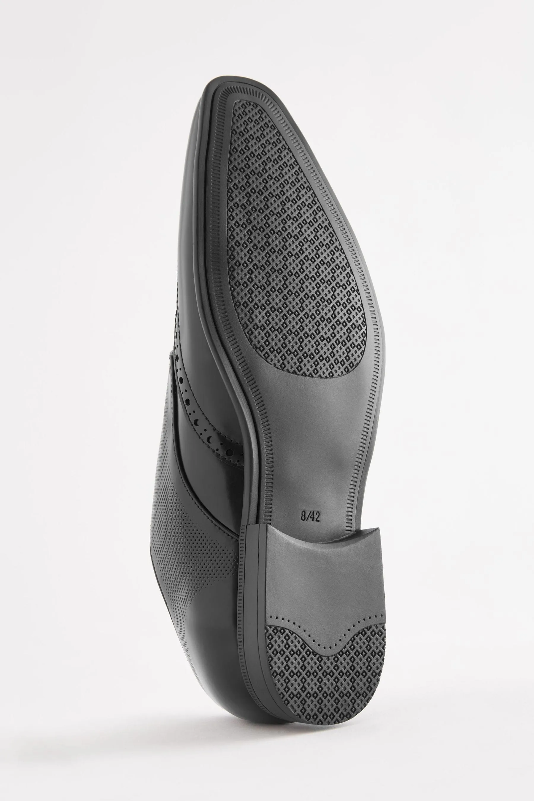 Nero  - Scarpe brogue lucide