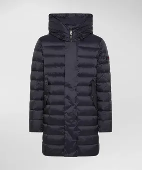 Nylon parka with Peuterey Logo / Blue