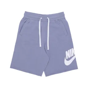 Pantalone Corto Tuta Uomo Club Alumni Hbr Ft Short Ashen Slate/white/white