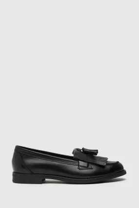 Schuh Vestibilità ampia - Compass - Nero con nappe - Mocassini