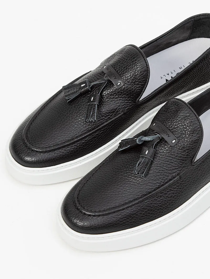SLIP-ON IN PELLE NERE