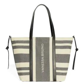  VANESSA BRUNO   Borsa tote Lacoste in cotone | Nero